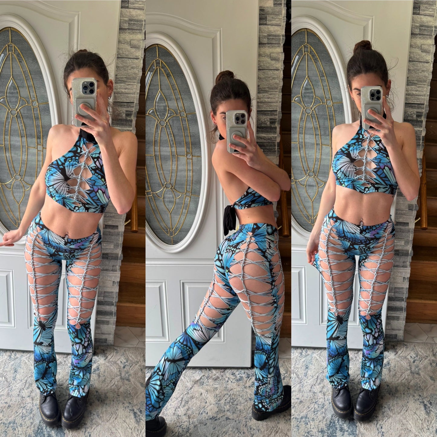 BRAIDED BUTTERFLY TWO PIECE SET
