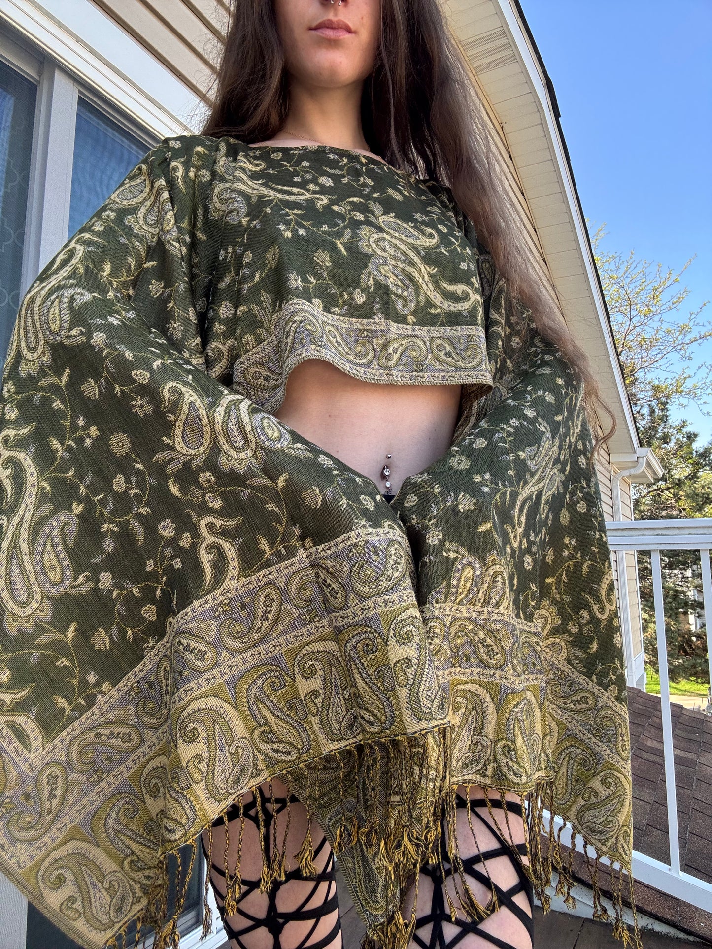 REWORKED PASHMINA TOPS