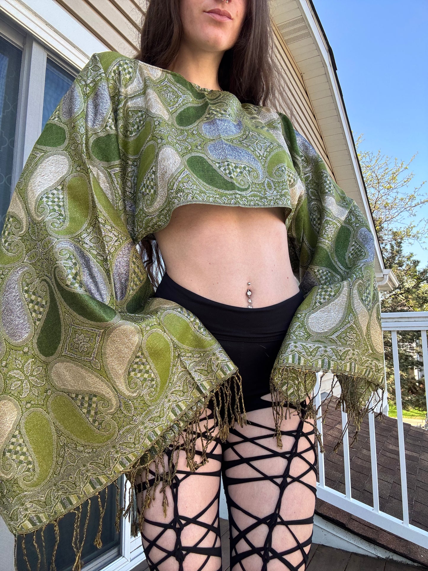 REWORKED PASHMINA TOPS