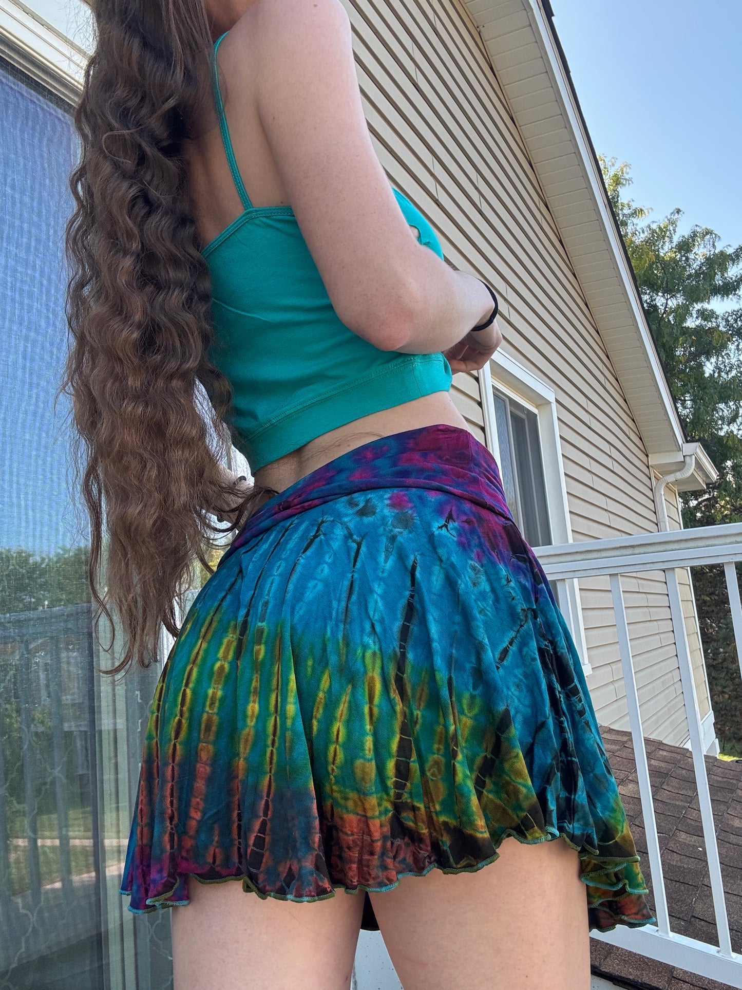 TIE DYE FESTIVAL FAIRY SKIRT