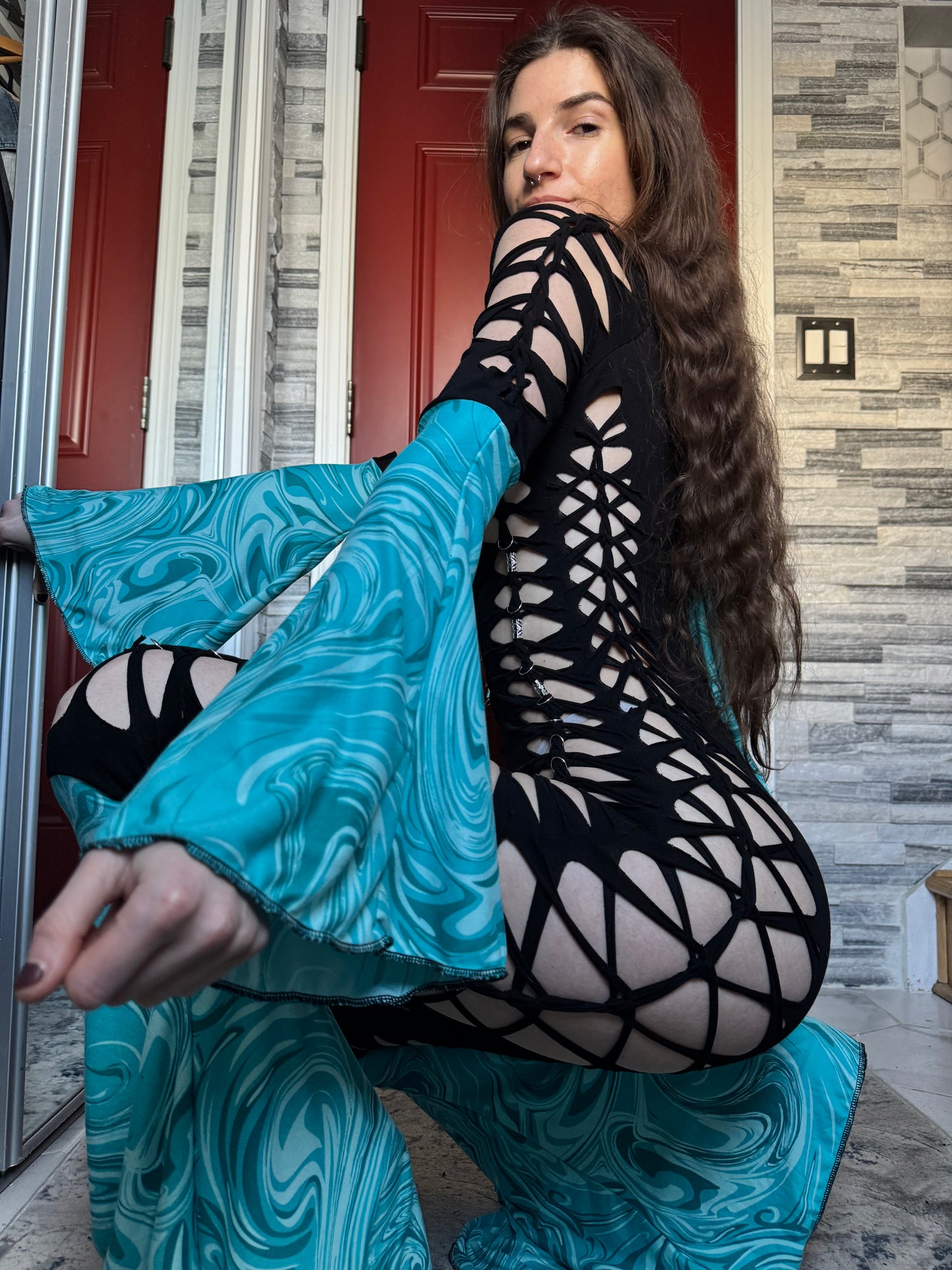 WAVES BRAIDED CATSUIT