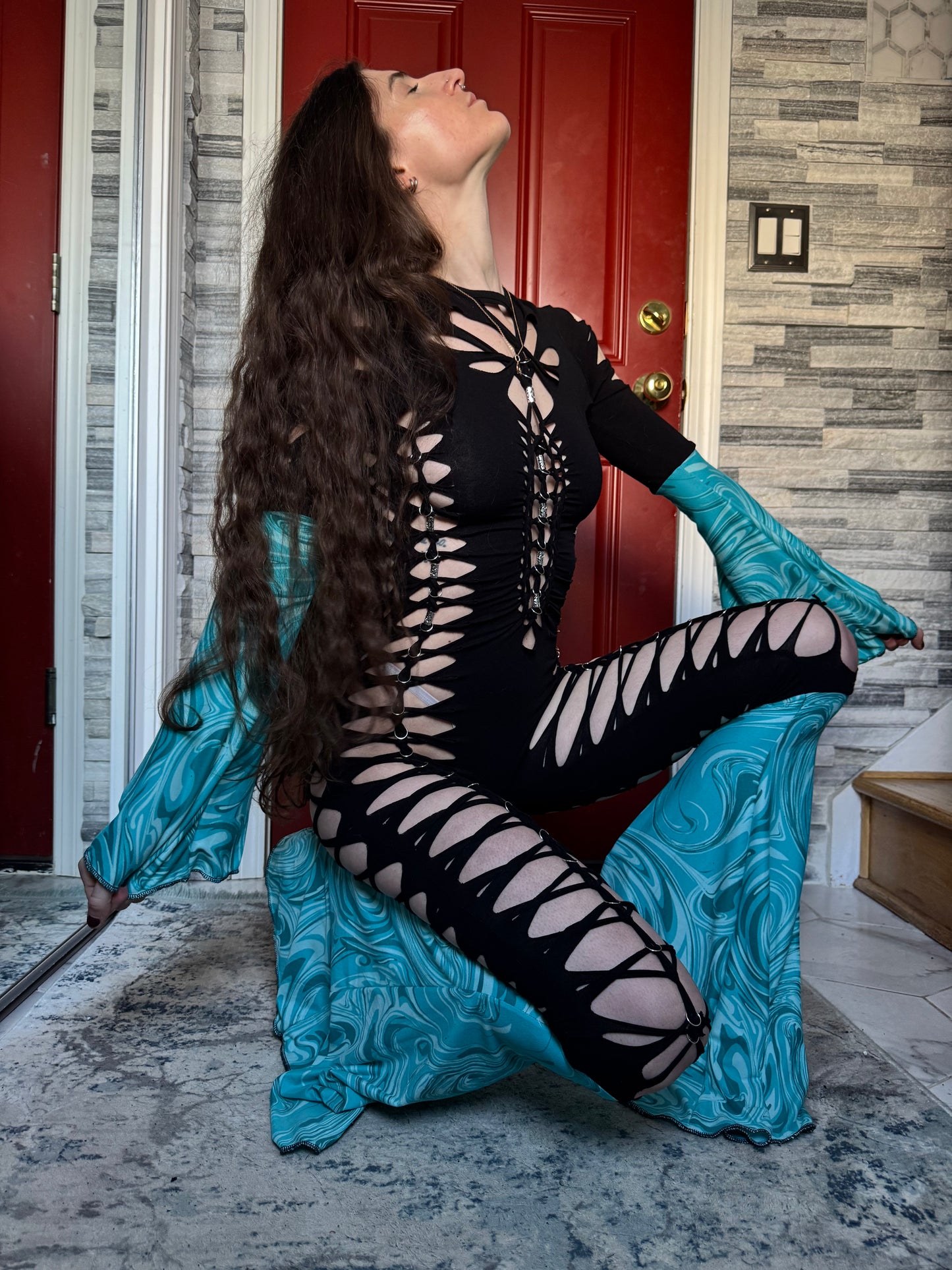WAVES BRAIDED CATSUIT