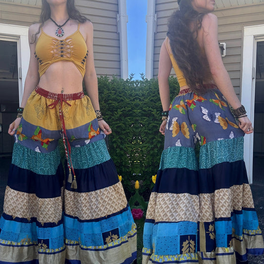 BUTTERFLY WIDE LEG FUNKY DANCE PANTS
