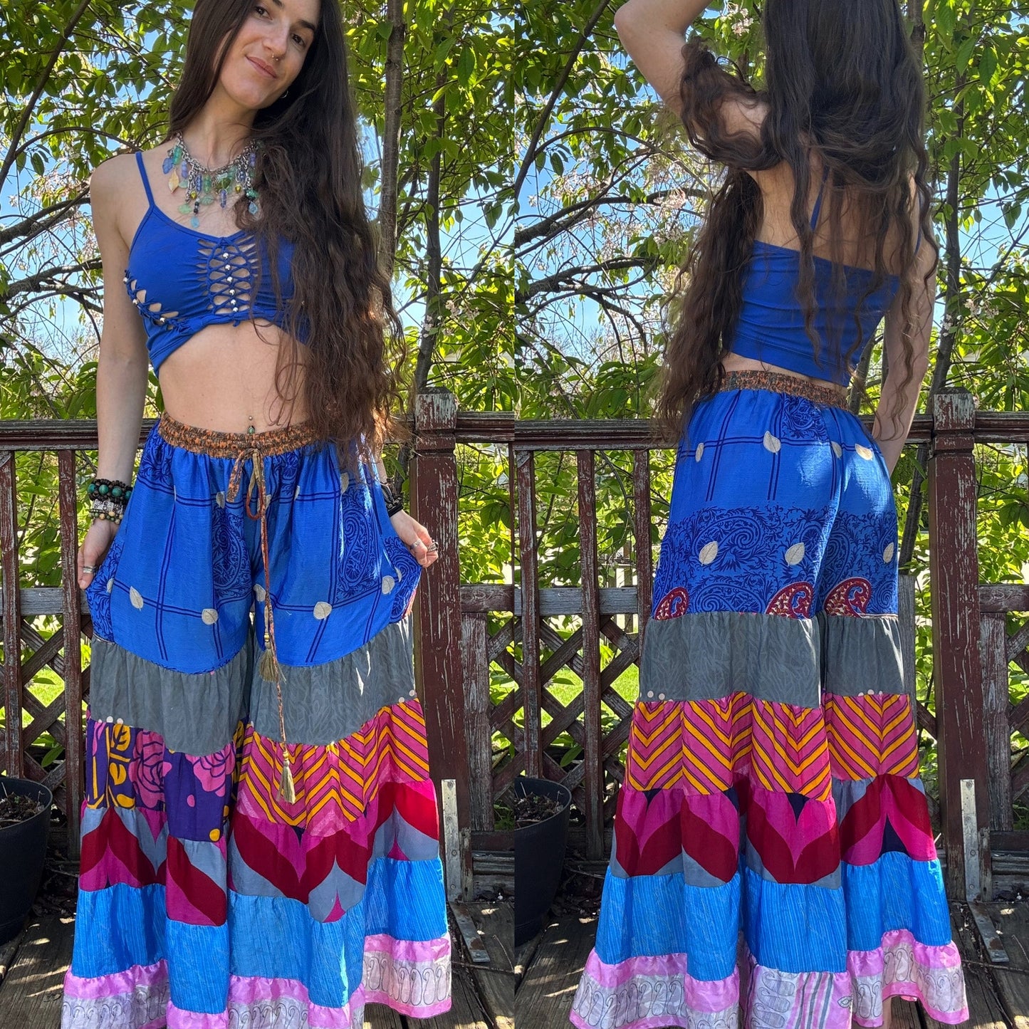 OCEAN WIDE LEG FUNKY DANCE PANTS