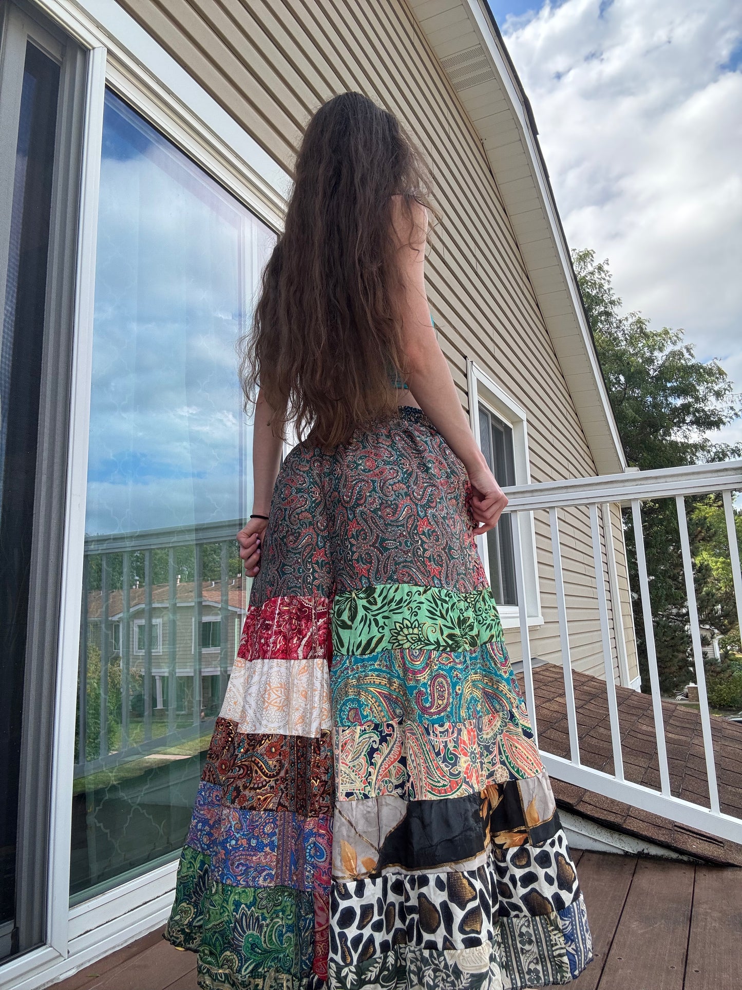 PAISLEY FUNKY WIDE LEG BOHO PANTS