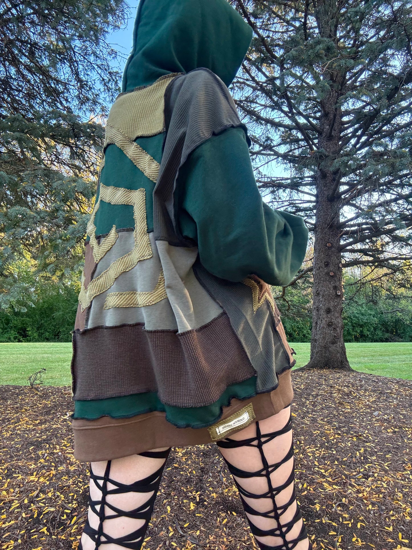 FOREST PATCHWORK HOODIE