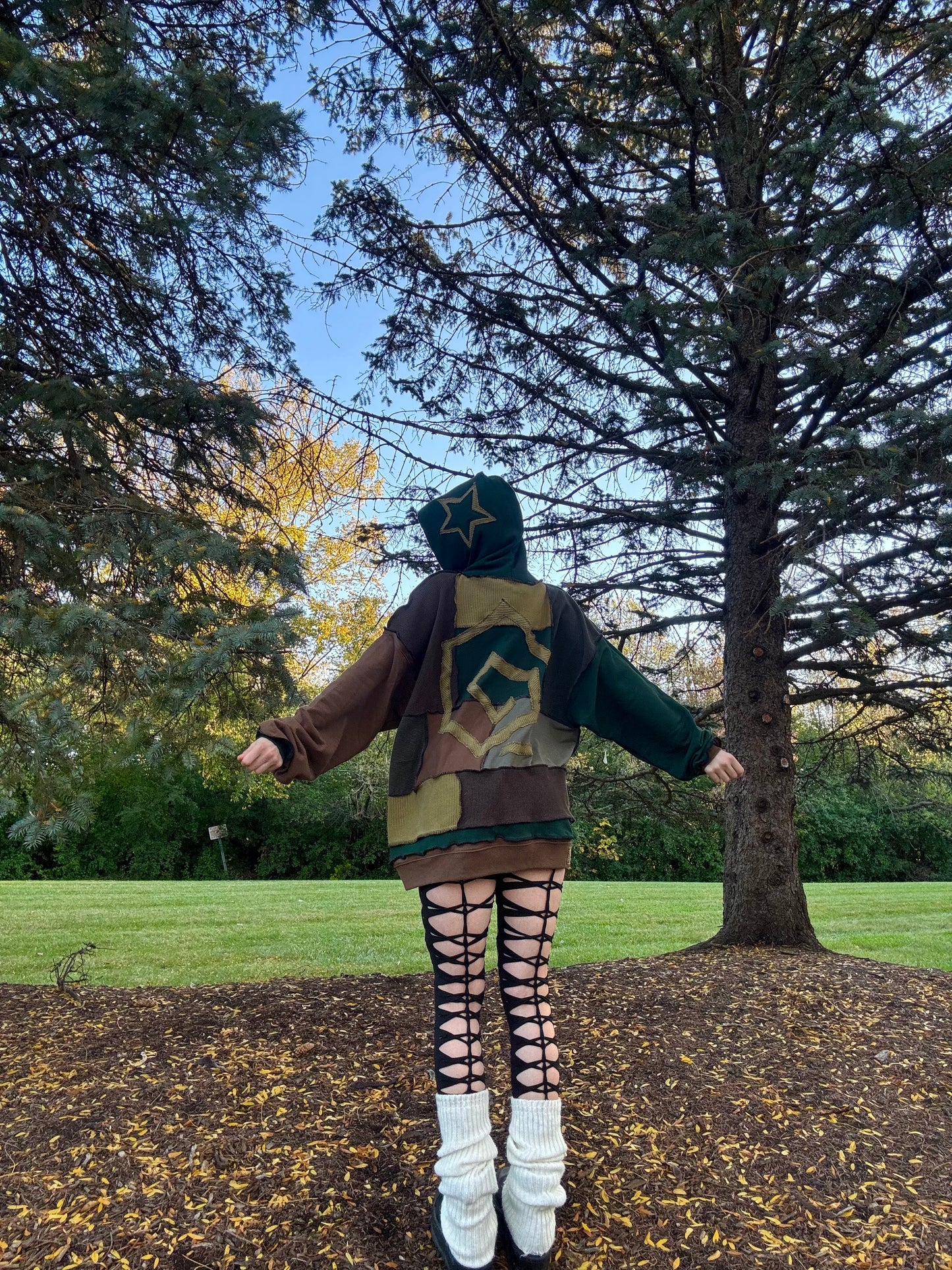 FOREST PATCHWORK HOODIE